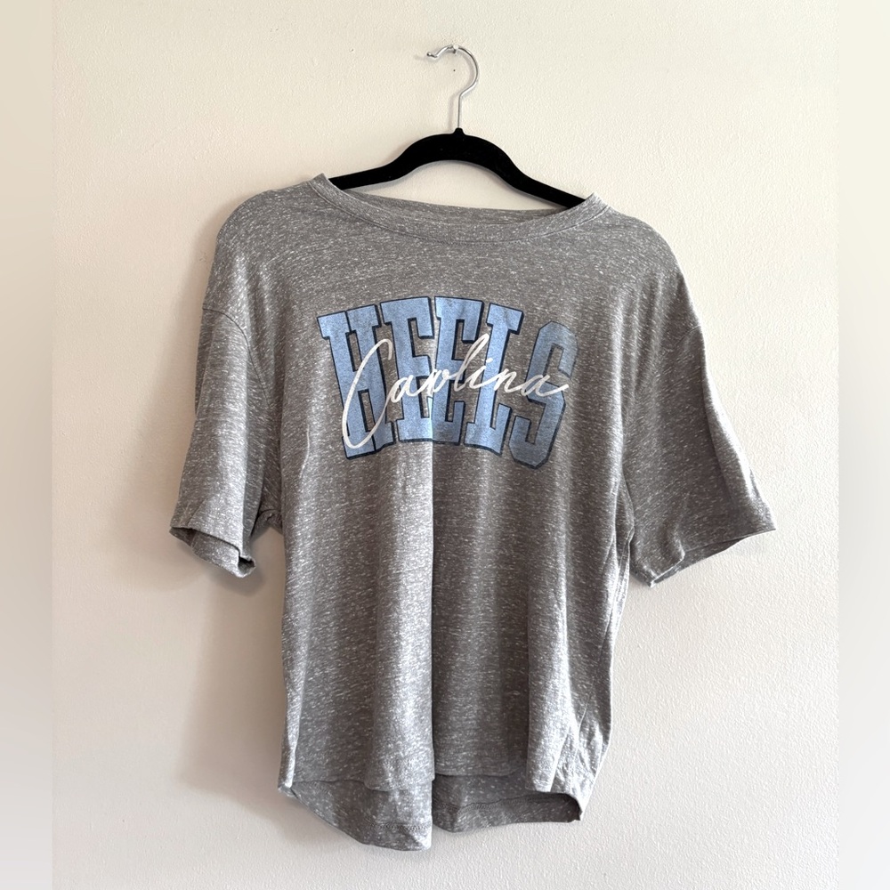 Pressbox UNC North Carolina Tarheels Heathered Gray Women’s T Shirt